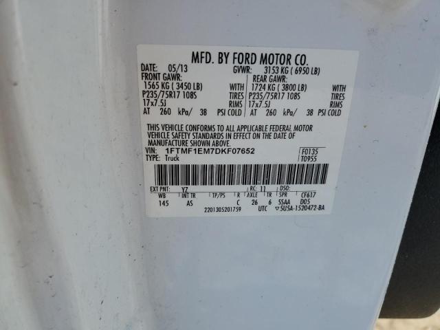 Photo 11 VIN: 1FTMF1EM7DKF07652 - FORD F150 