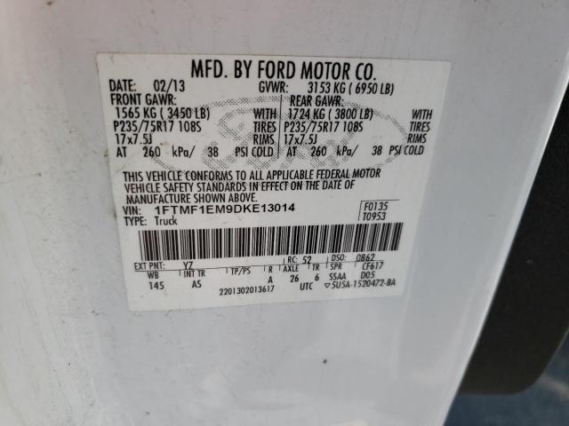 Photo 11 VIN: 1FTMF1EM9DKE13014 - FORD F150 