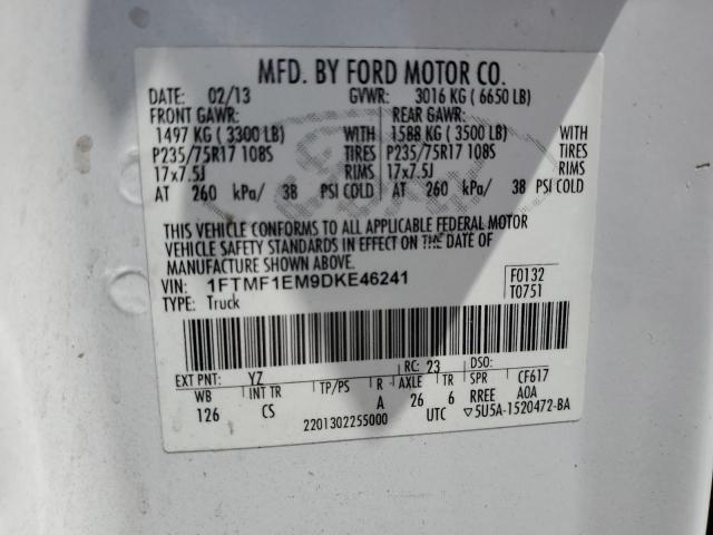 Photo 11 VIN: 1FTMF1EM9DKE46241 - FORD F150 