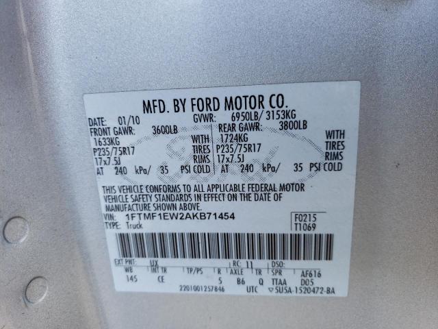 Photo 11 VIN: 1FTMF1EW2AKB71454 - FORD F150 