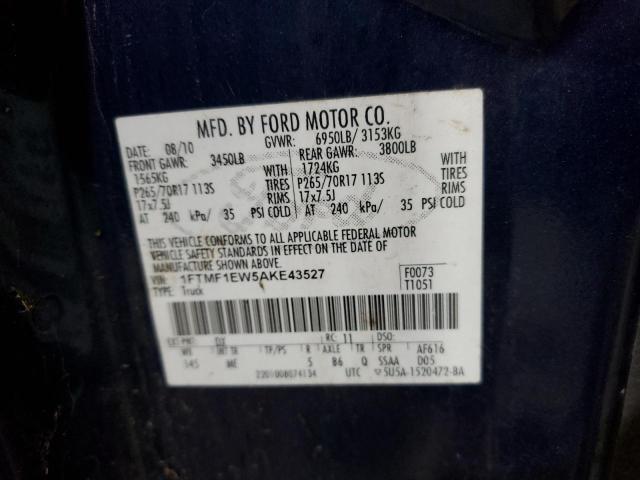 Photo 11 VIN: 1FTMF1EW5AKE43527 - FORD F150 