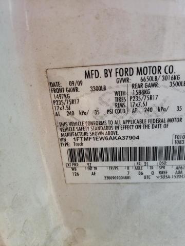 Photo 9 VIN: 1FTMF1EW6AKA37904 - FORD F150 