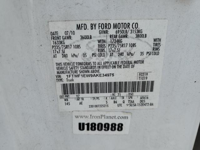 Photo 11 VIN: 1FTMF1EW9AKE34975 - FORD F150 