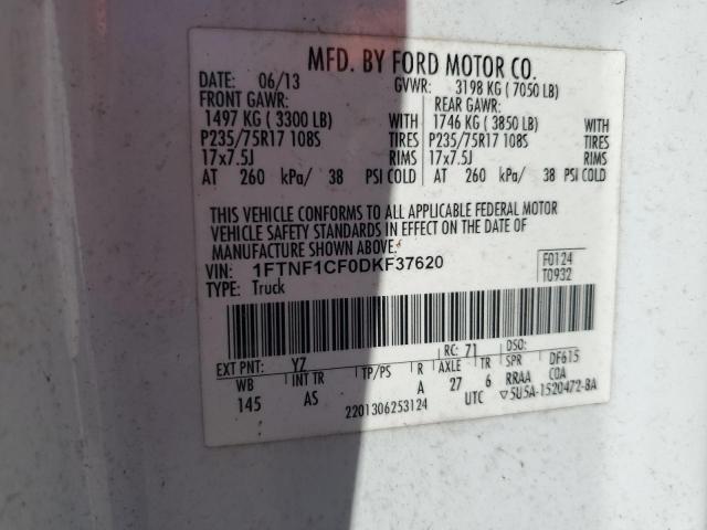 Photo 11 VIN: 1FTNF1CF0DKF37620 - FORD F150 