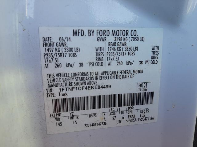 Photo 9 VIN: 1FTNF1CF4EKE84499 - FORD F150 