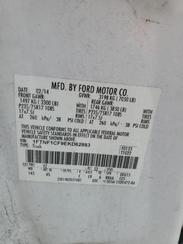 Photo 11 VIN: 1FTNF1CF9EKD62883 - FORD F150 