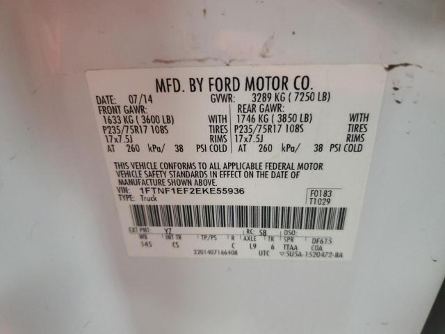 Photo 11 VIN: 1FTNF1EF2EKE55936 - FORD F150 