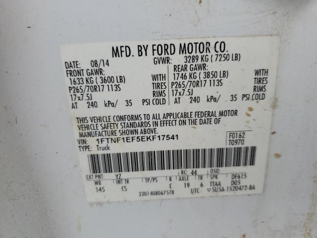 Photo 11 VIN: 1FTNF1EF5EKF17541 - FORD F150 