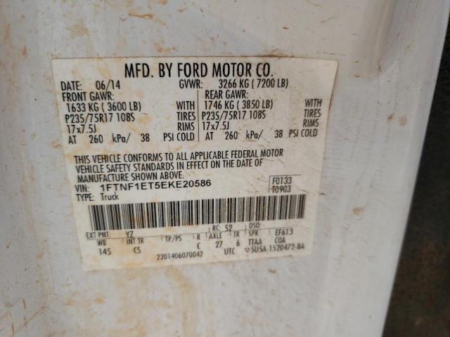 Photo 11 VIN: 1FTNF1ET5EKE20586 - FORD F150 