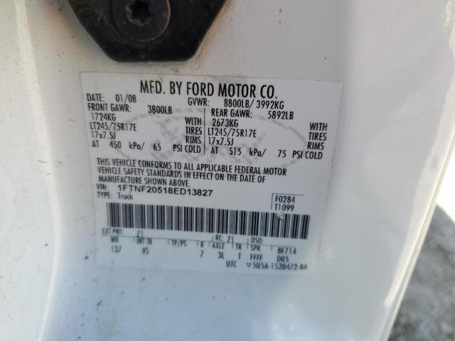 Photo 11 VIN: 1FTNF20518ED13827 - FORD F250 