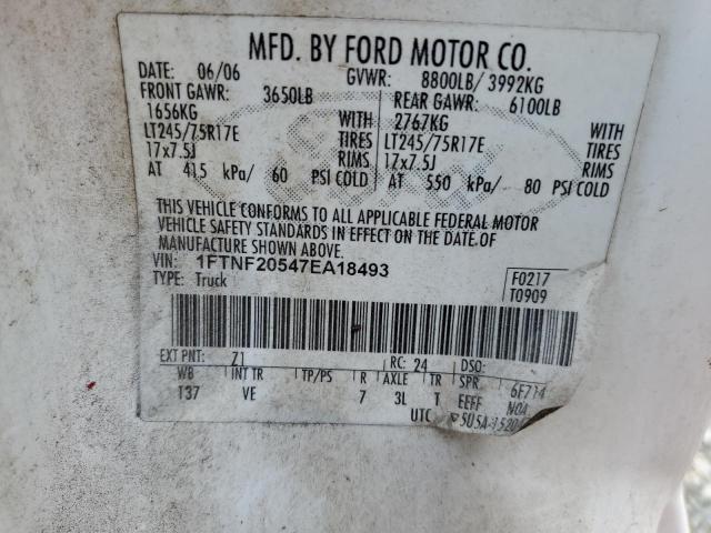 Photo 11 VIN: 1FTNF20547EA18493 - FORD F250 