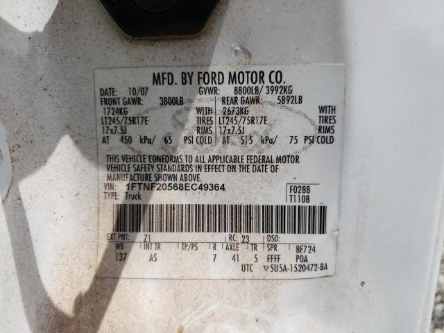 Photo 11 VIN: 1FTNF20568EC49364 - FORD F250 