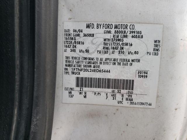 Photo 11 VIN: 1FTNF20L24ED65444 - FORD F250 