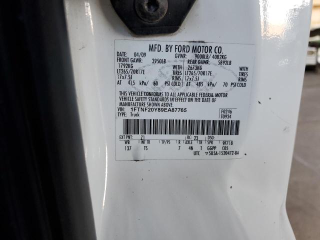 Photo 11 VIN: 1FTNF20Y89EA87765 - FORD F250 SUPER 