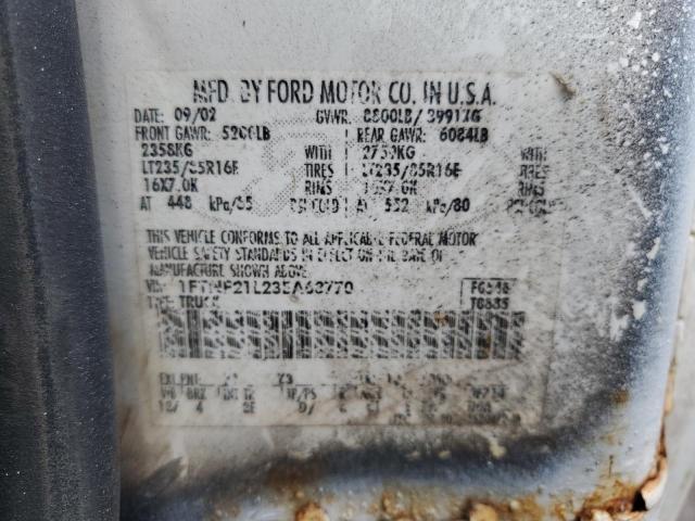 Photo 11 VIN: 1FTNF21L23EA68770 - FORD F250 SUPER 