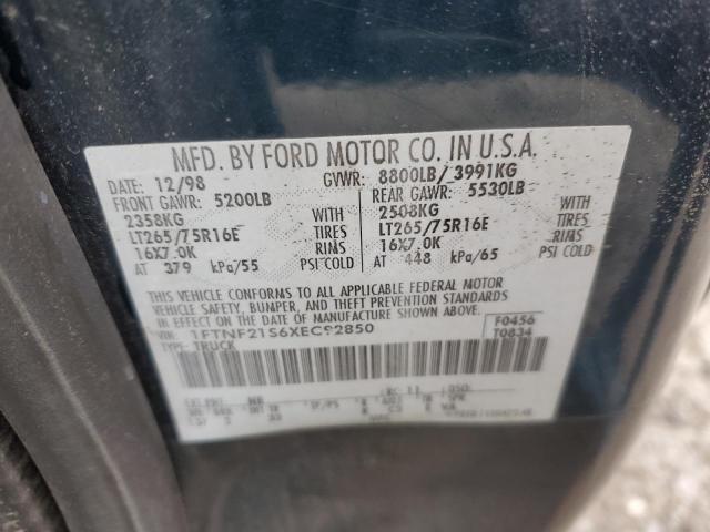 Photo 11 VIN: 1FTNF21S6XEC92850 - FORD F250 