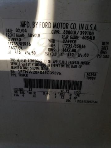 Photo 11 VIN: 1FTNW20PX4EC35396 - FORD F250 SUPER 