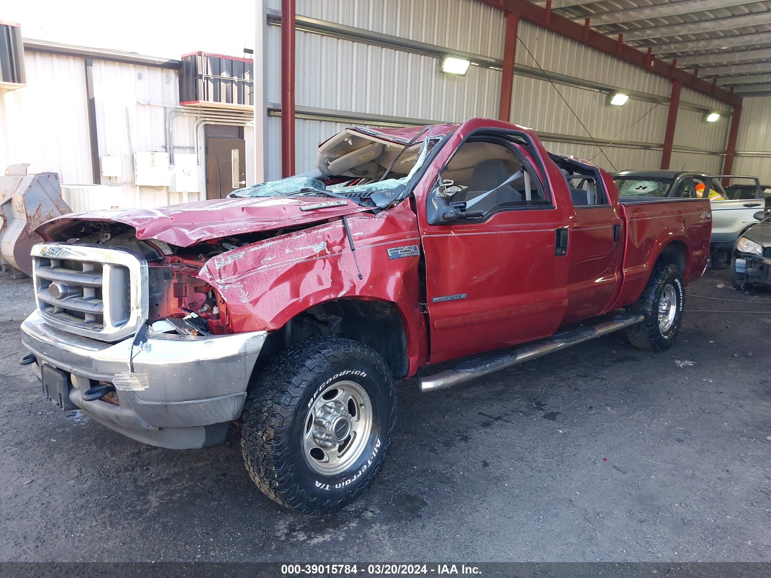 Photo 1 VIN: 1FTNW21F62EA49826 - FORD F250 