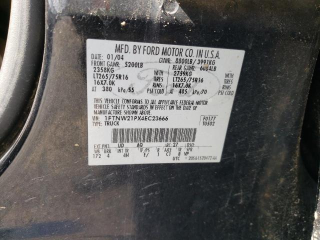 Photo 9 VIN: 1FTNW21PX4EC23666 - FORD F250 SUPER 