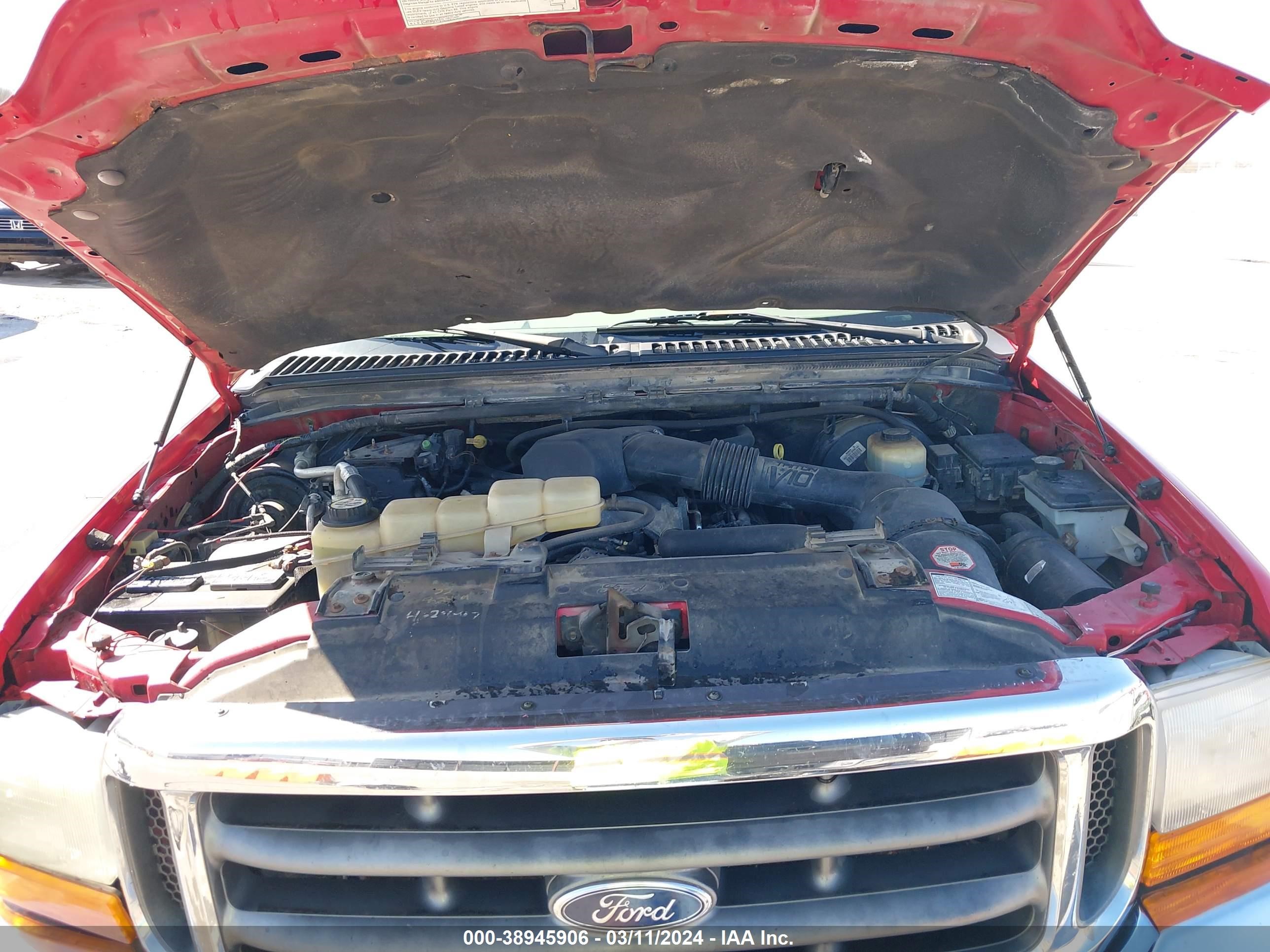 Photo 9 VIN: 1FTNW21S01ED34517 - FORD F250 