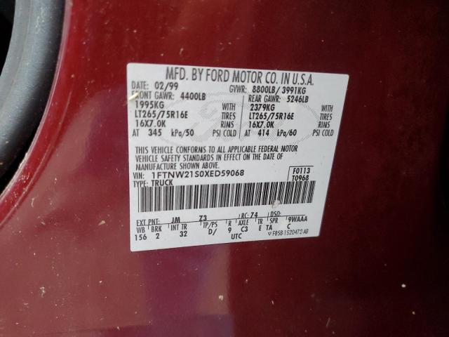 Photo 12 VIN: 1FTNW21S0XED59068 - FORD F250 SUPER 