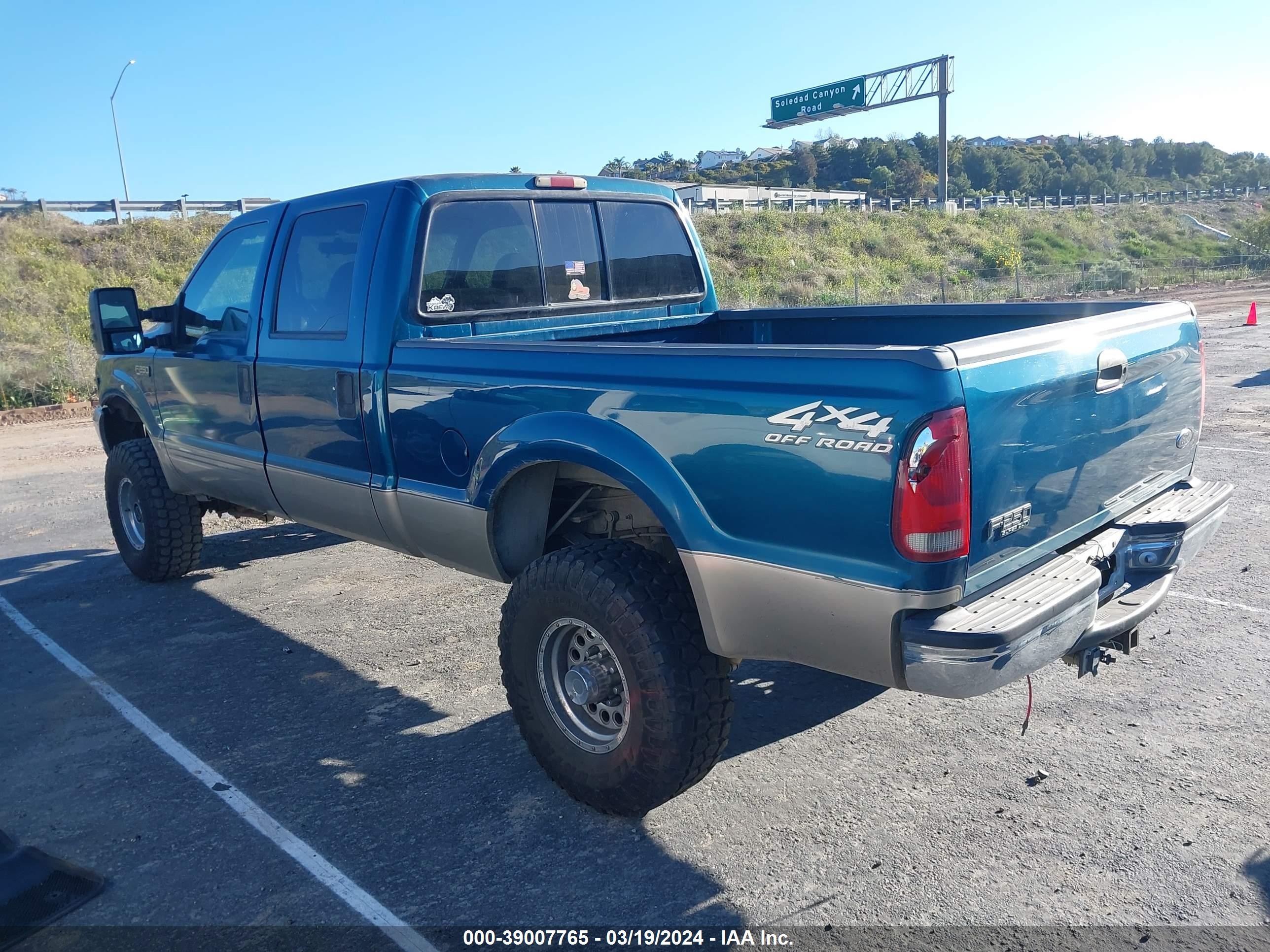 Photo 2 VIN: 1FTNW21S6YED35746 - FORD F250 