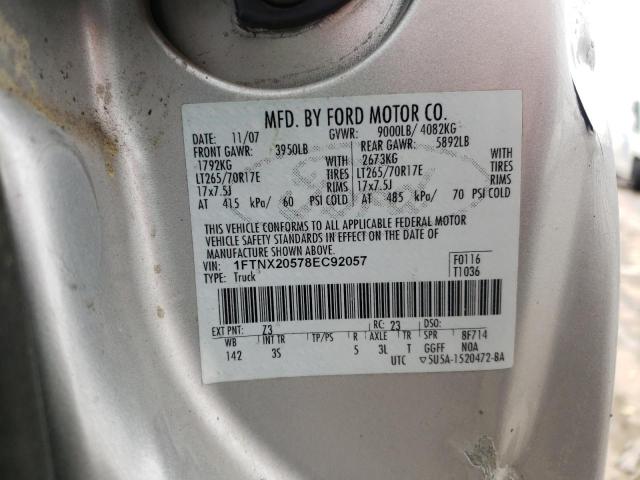 Photo 9 VIN: 1FTNX20578EC92057 - FORD F250 SUPER 