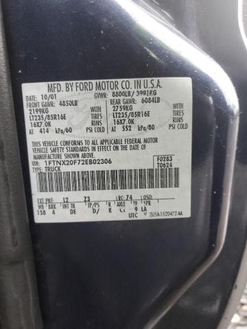 Photo 11 VIN: 1FTNX20F72EB02306 - FORD F250 SUPER 