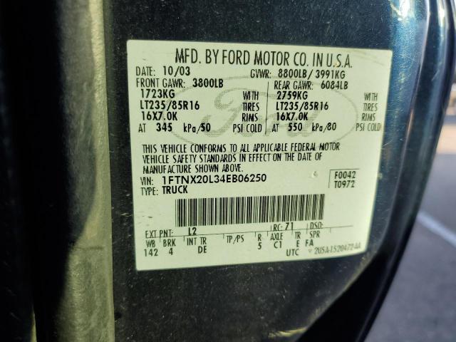 Photo 11 VIN: 1FTNX20L34EB06250 - FORD F250 SUPER 