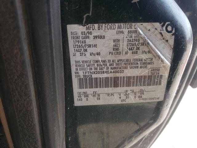 Photo 11 VIN: 1FTNX20S8XEA40032 - FORD F250 SUPER 