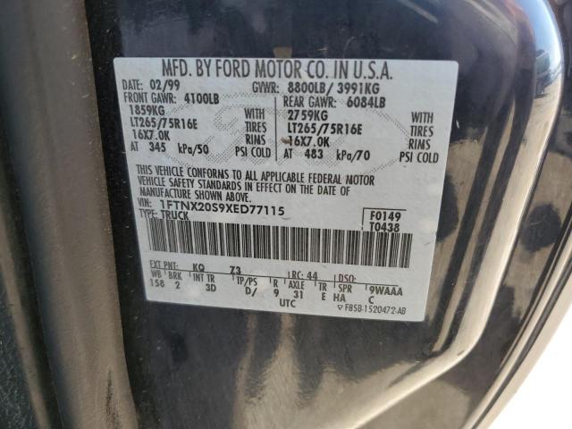 Photo 11 VIN: 1FTNX20S9XED77115 - FORD F250 SUPER 