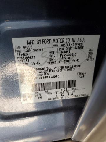 Photo 11 VIN: 1FTPW12514KA76090 - FORD F150 SUPER 