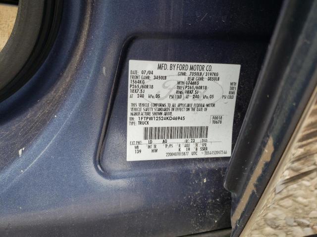 Photo 11 VIN: 1FTPW12524KD46945 - FORD F150 SUPER 