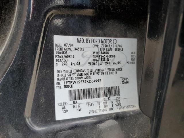 Photo 11 VIN: 1FTPW12574KD54992 - FORD F-150 