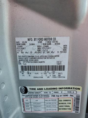 Photo 11 VIN: 1FTPW12V59KC42876 - FORD F150 SUPER 