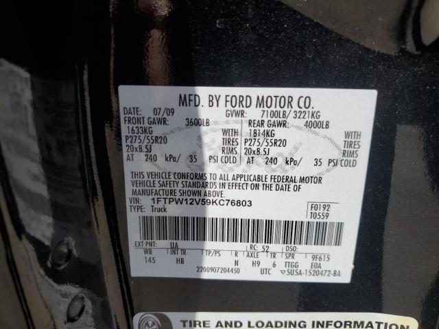 Photo 11 VIN: 1FTPW12V59KC76803 - FORD F150 SUPER 