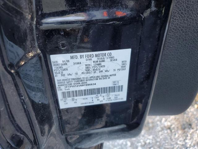 Photo 11 VIN: 1FTPW12V68FB90634 - FORD F-150 