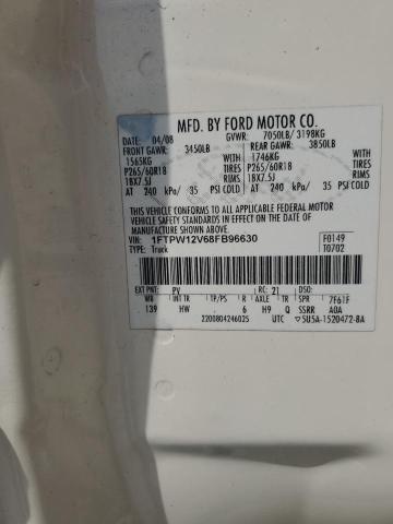 Photo 11 VIN: 1FTPW12V68FB96630 - FORD F150 SUPER 