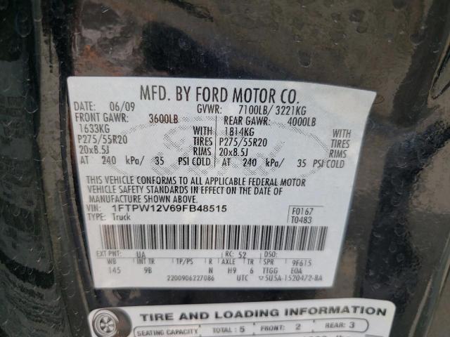 Photo 11 VIN: 1FTPW12V69FB48515 - FORD F150 SUPER 