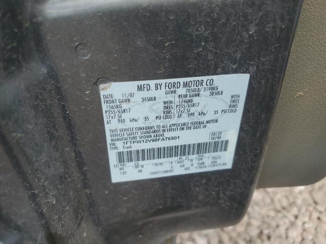 Photo 11 VIN: 1FTPW12V98FA76501 - FORD F150 SUPER 