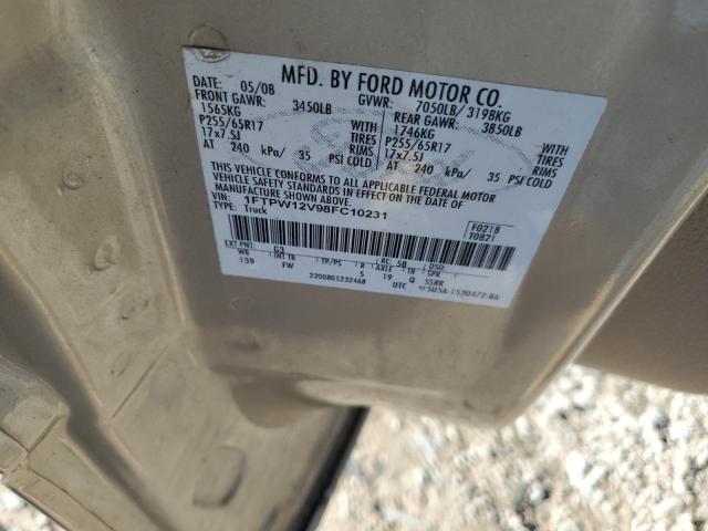 Photo 11 VIN: 1FTPW12V98FC10231 - FORD F150 SUPER 