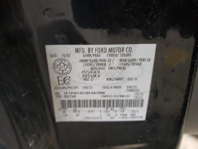 Photo 11 VIN: 1FTPW14518FA63996 - FORD F-150 