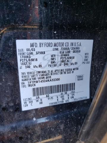 Photo 11 VIN: 1FTPW14524KA52300 - FORD F-150 