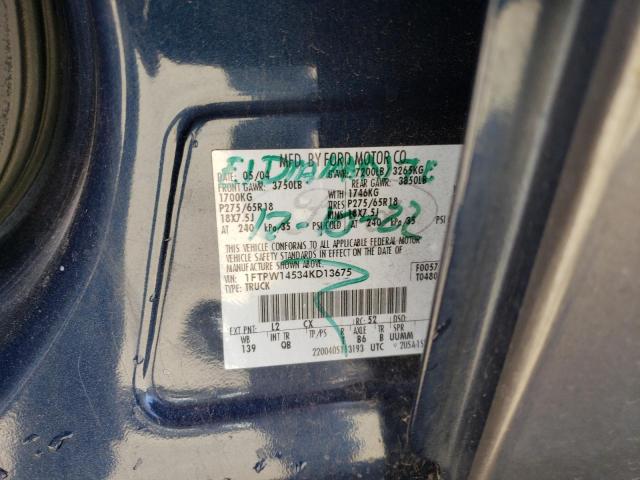 Photo 11 VIN: 1FTPW14534KD13675 - FORD F-150 