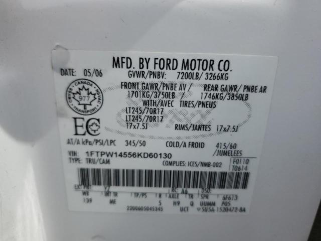 Photo 11 VIN: 1FTPW14556KD60130 - FORD F-150 