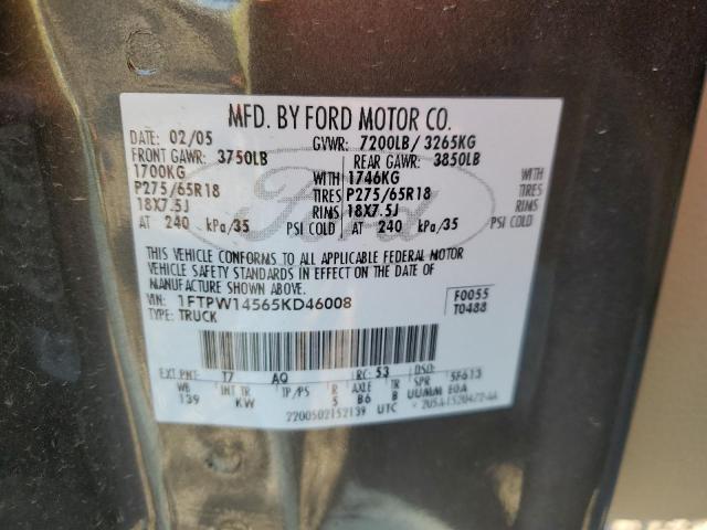 Photo 11 VIN: 1FTPW14565KD46008 - FORD F-150 