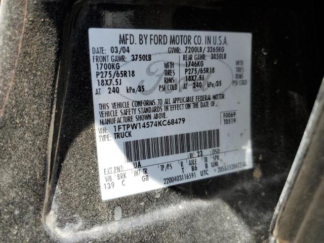 Photo 11 VIN: 1FTPW14574KC68479 - FORD F-150 