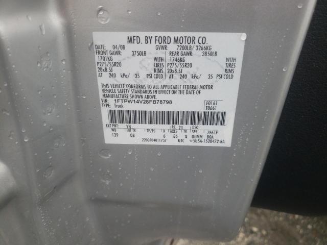 Photo 11 VIN: 1FTPW14V28FB78798 - FORD F-150 