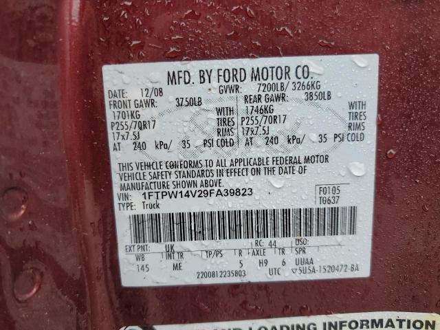 Photo 11 VIN: 1FTPW14V29FA39823 - FORD F-150 