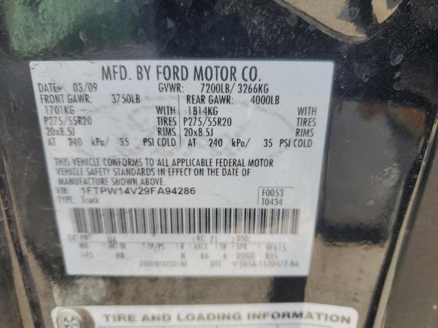 Photo 11 VIN: 1FTPW14V29FA94286 - FORD F150 SUPER 